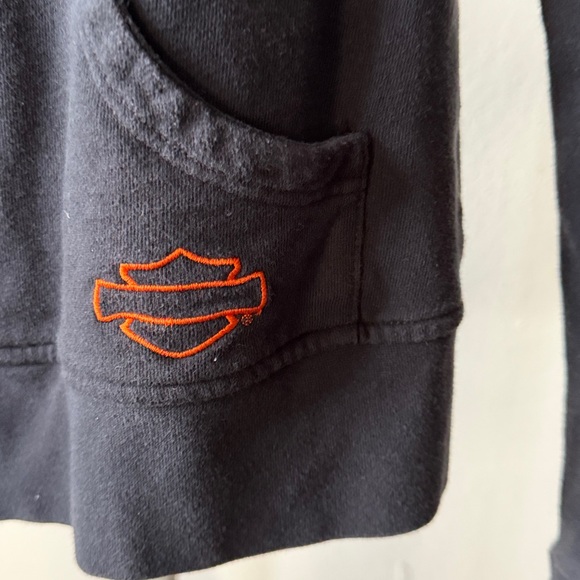 Harley-Davidson Zip Hoodie Size Large Tall - Picture 2 of 4